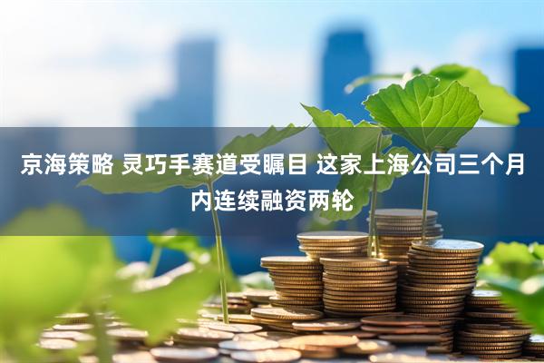 京海策略 灵巧手赛道受瞩目 这家上海公司三个月内连续融资两轮