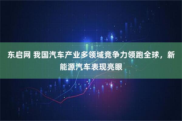 东启网 我国汽车产业多领域竞争力领跑全球，新能源汽车表现亮眼